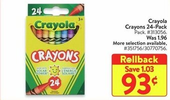 Walmart Crayola Crayons offer