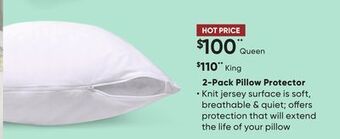 Sleep Country 2-pack pillow protector offer