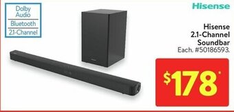 Walmart Hisense 2.1-Channel Soundbar offer