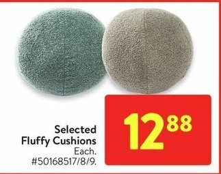 Walmart Selected Fluffy Cushions offer