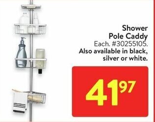 Walmart Shower Pole Caddy offer