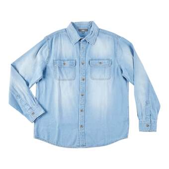 Giant Tiger Mountain ridge men's long sleeve denim shirt offer