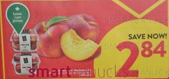Walmart Peaches or Nectarines offer