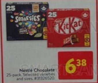 Walmart Nestlé Chocolate offer