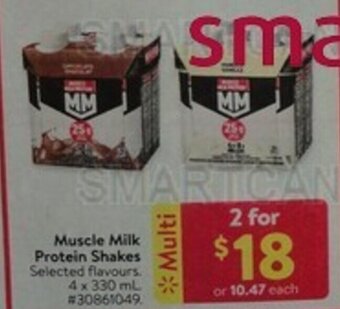 Walmart Muscle Milk Protein Shakes offer