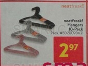 Walmart neatfreak! Hangers offer