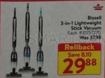 Walmart 3-in-1 Lightweight Stick Vacuum offer