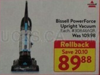 Walmart Bissell PowerForce Upright Vacuum offer