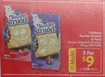 Walmart Pillsbury Toaster Strudel offer