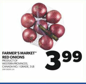 Real Canadian Superstore FARMER'S MARKET RED ONIONS offer