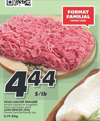 IGA LEAN MINCED VEAL offer