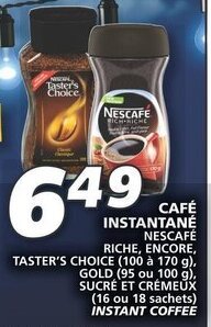 IGA INSTANT COFFEE offer