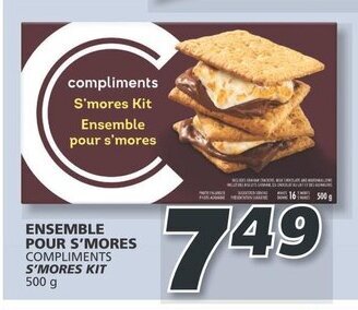 IGA COMPLIMENTS S'MORES KIT 500 g offer