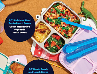 Real Canadian Superstore PC stainless steel bento lunch boxes offer
