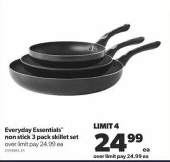 Real Canadian Superstore Everyday Essentials non stick 3 pack skillet set offer
