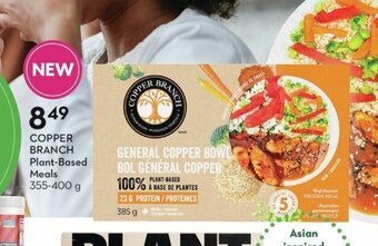 Sobeys COPPER BRANCH Plant-Based Meals 355-400 g offer