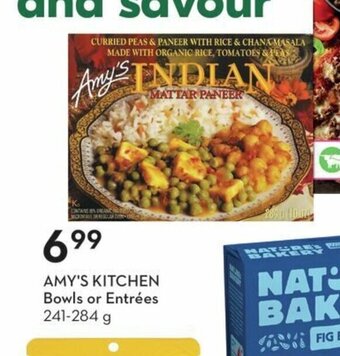 Sobeys AMY'S KITCHEN Bowls or Entrées 241-284 g offer