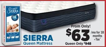 Surplus Furniture Capri queen organic mattress-in-a-box offer