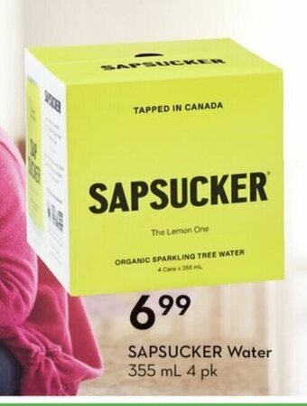 Sobeys SAPSUCKER Water 355 mL offer