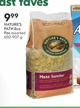 Sobeys NATURE'S PATH Eco Pac 650-907 g offer