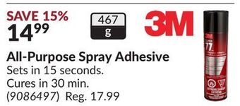 Princess Auto All-purpose spray adhesive offer