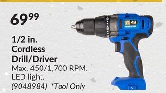 Princess Auto 1/2 in. cordless drill/driver offer