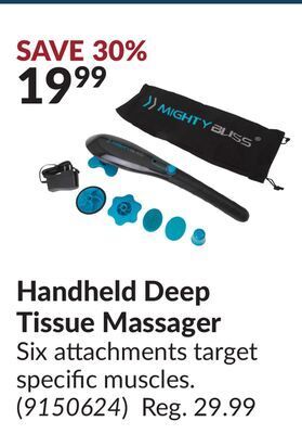 Princess Auto Handheld deep tissue massager offer
