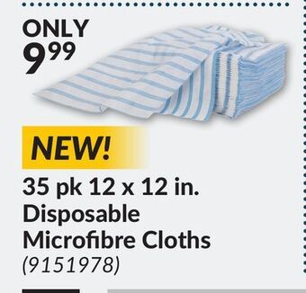Princess Auto 35 12 x 12 in. disposable microfibre cloths offer