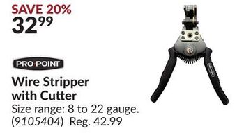 Princess Auto Wire stripper with cutter offer