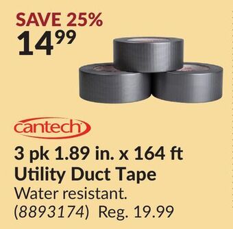 Princess Auto 3 pk 1.89 in. x 164 utility duct tape offer