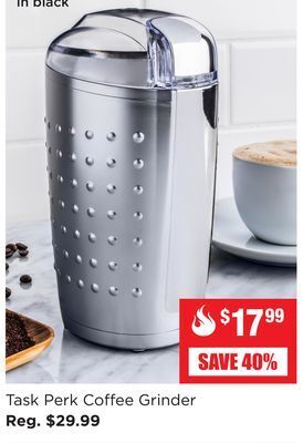 Kitchen Stuff Plus Task perk coffee grinder offer