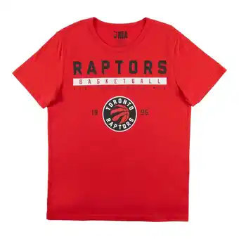 Giant Tiger Men's nba raptors t-shirt, red offer