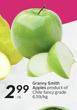 Sobeys Granny Smith Apples offer