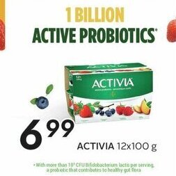 Sobeys ACTIVIA 12x100 g offer