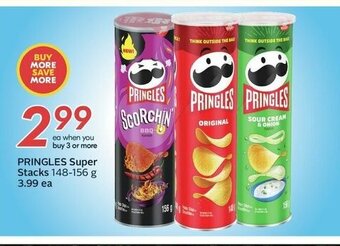 Sobeys PRINGLES Super Stacks 148-156 g offer