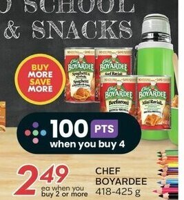 Sobeys CHEF BOYARDEE offer