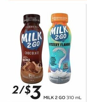 Sobeys MILK 2 GO 310 mL offer