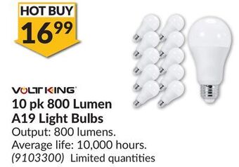 Princess Auto Lumen a19 light bulbs offer