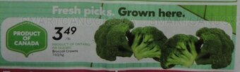 Sobeys Broccoli Crowns offer