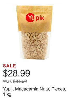 Costco Yupik macadamia nuts, pieces, 1 kg offer