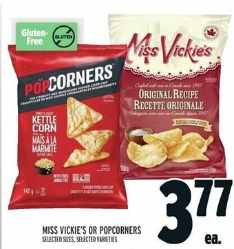 Metro MISS VICKIE'S OR POPCORNERS offer
