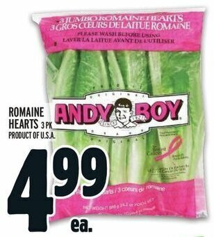 Metro ROMAINE HEARTS 3 PK offer