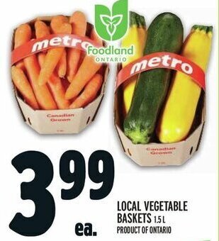 Metro LOCAL VEGETABLE BASKETS 1.5L offer