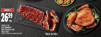 Metro FRESH 2 GO HOT MAMMOTH BBQ CHICKEN & RIB MEAL DEAL* COMBO 3 offer
