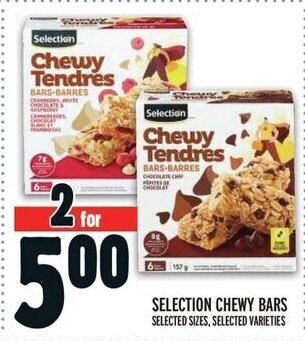 Metro SELECTION CHEWY BARS offer