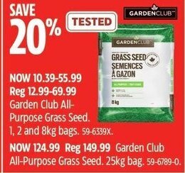 Canadian Tire Garden Club All- Purpose Grass Seed offer