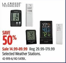 Canadian Tire Selected Weather Stations offer