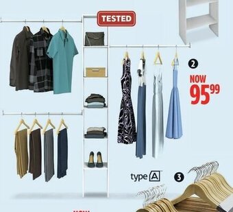 Canadian Tire 12" Closet Organizer Kit, White offer
