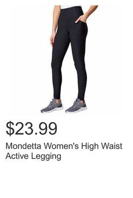 Costco Mondetta women's high waist active legging offer
