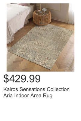 Costco Kairos sensations collection aria indoor area rug offer